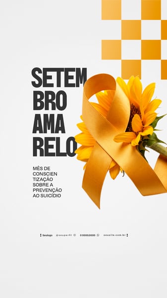 SETEMBRO AMARELO CONSCIENTIZAÇÃO PREVENÇÃO SUICÍDIO PSD 7