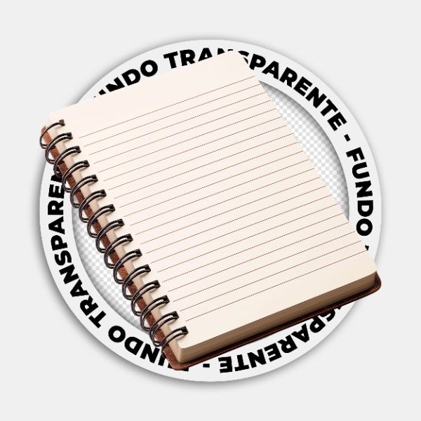 CADERNO DE ANOTAÇÕES | IMAGEM SEM FUNDO | PSD EDITÁVEL