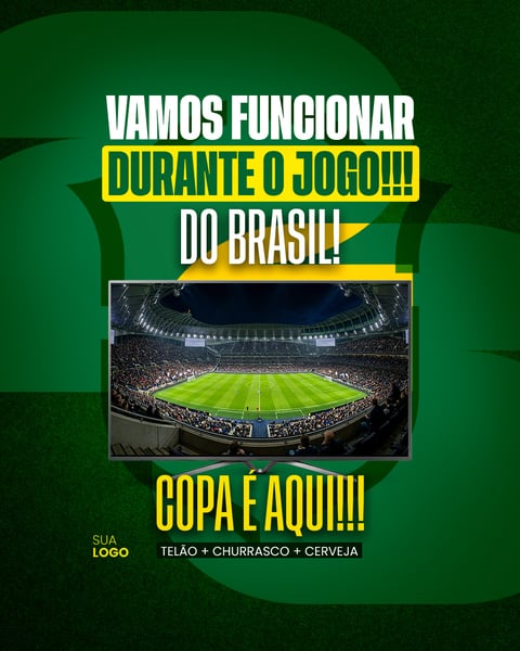 HORÁRIO ESPECIAL DE FUNCIONAMENTO NA JOGOS DA COPA 2