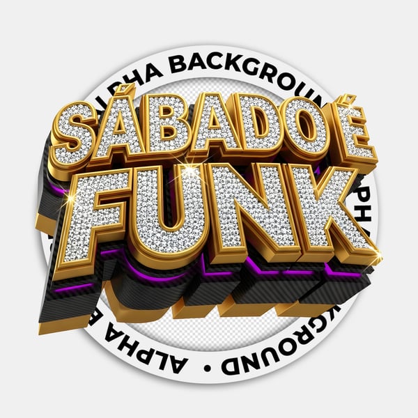 SELO 3D SÁBADO FUNK REALISTA 02