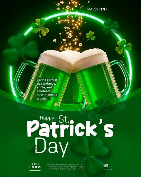 ST. PATRICK'S DAY CELEBRATION POSTER TEMPLATE SOCIAL MEDIA PSD EDITÁVEL (5)
