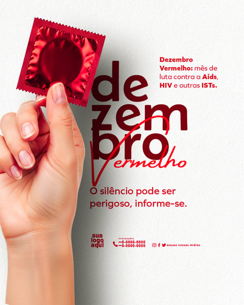 DEZEMBRO VERMELHO MÊS DE LUTA CONTRA A AIDS, HIV E OUTRAS ISTS FEED (6)