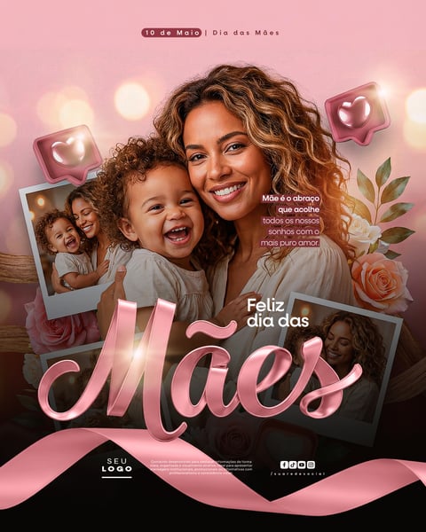 DIA DAS MÃES 10 DE MAIO SOCIAL MEDIA PSD EDITÁVEL 2