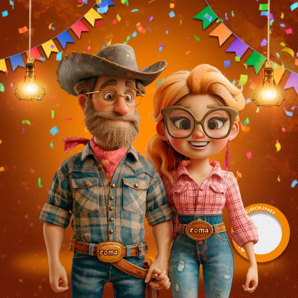 MASCOTES DE FESTA JUNINA MODELO 160