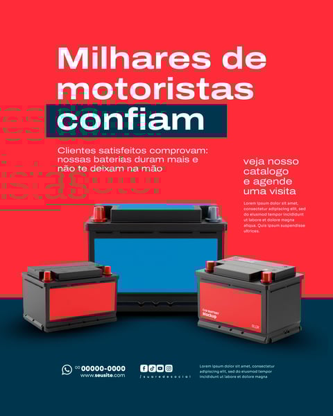 LOJA DE BATERIAS SOCIAL MEDIA PSD EDITÁVEL 2
