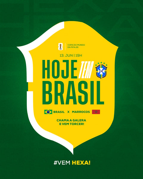 Hoje tem Brasil Feed PSD Editável 3