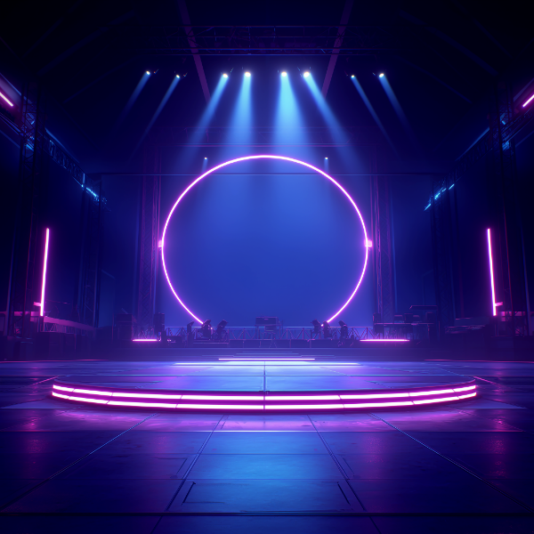 PALCO COM LUZES NEON