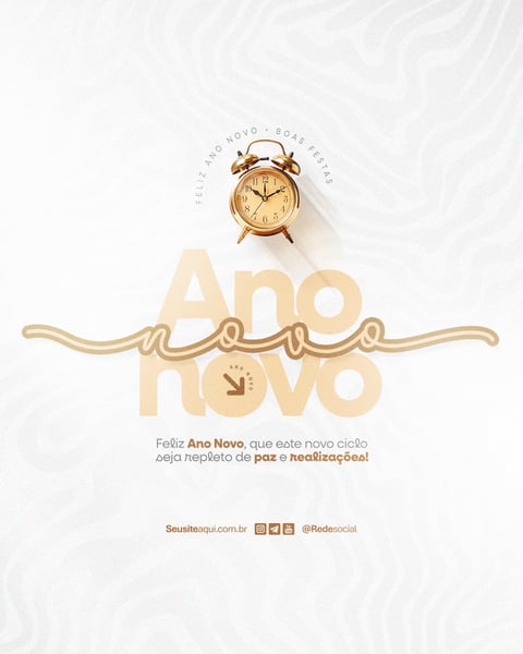 FELIZ ANO NOVO REVEILLON BOAS FESTAS SOCIAL MEDIA PSD EDITÁVEL