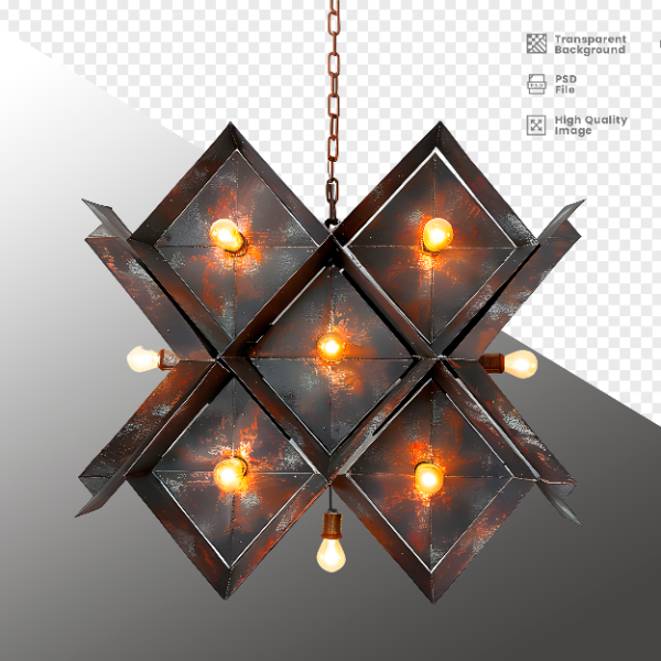 ELEMENTE DE FERRO COM LUZ - ELEMENTO 3D PARA COMPOSIÇÃO - IRON