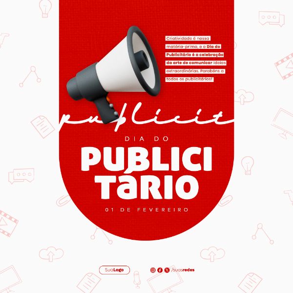 DIA DO PUBLICITÁRIO SOCIAL MEDIA POST FEED