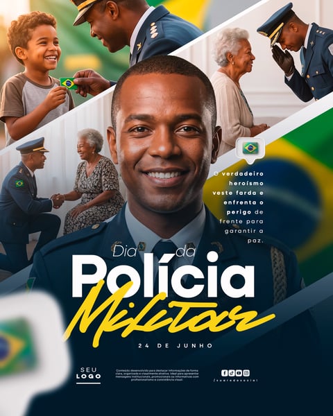 DIA DA POLÍCIA MILITAR 24 DE JUNHO SOCIAL MEDIA PSD EDITÁVEL 2
