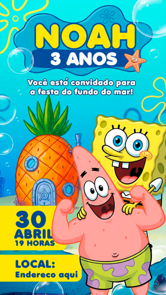 Convite de Aniversário
