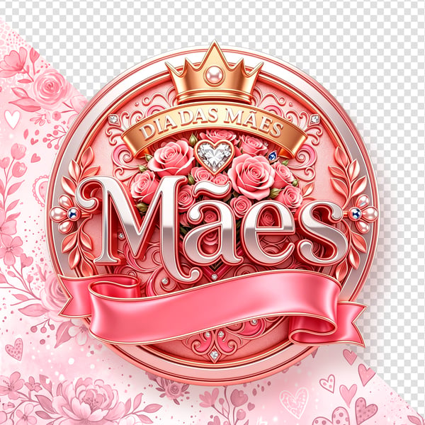 SELOS 3D DIA DAS MÃES