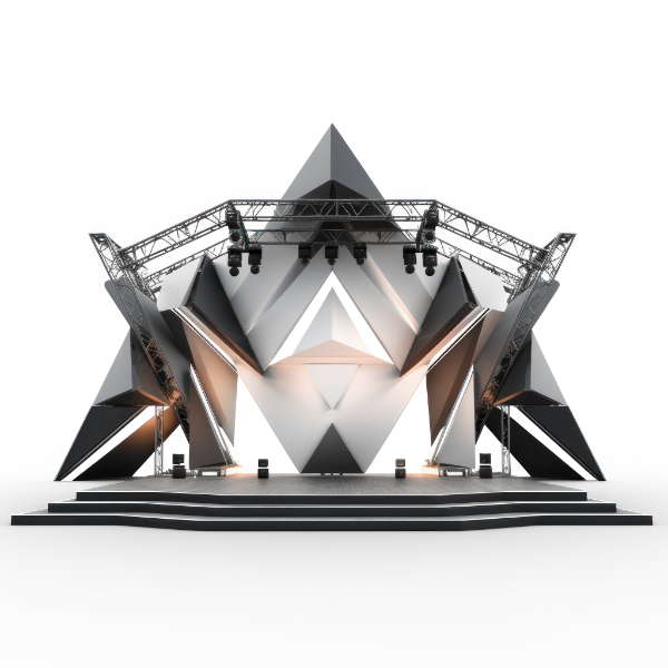 BACKGROUND ESTRUTURA DE PALCO SHOW EVENTO PARA COMPOSIÇÃO SOCIAL MEDIA