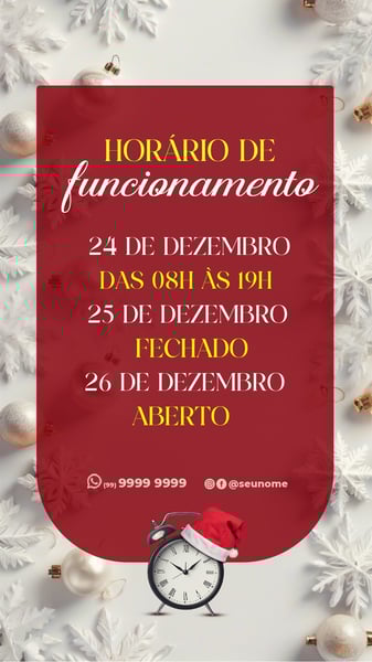 HORÁRIO DE FUNCIONAMENTO NATAL 001