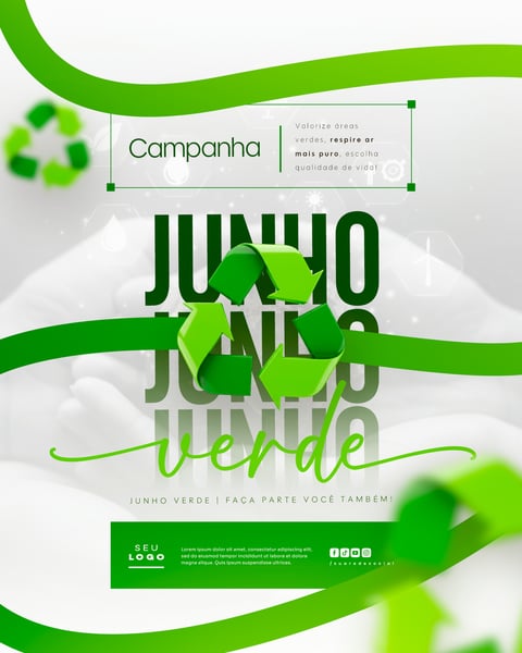 JUNHO VERDE CAMPANHA DE CONSCIENTIZAÇÃO DO MEIO AMBIENTE SOCIAL MEDIA FEED 11