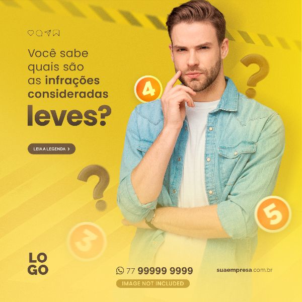 QUAIS INFRAÇÕES SÃO CONSIDERADAS LEVES - AUTOESCOLA