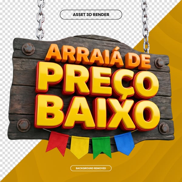 SELO 3D NAMORADOS E SÃO JOÃO