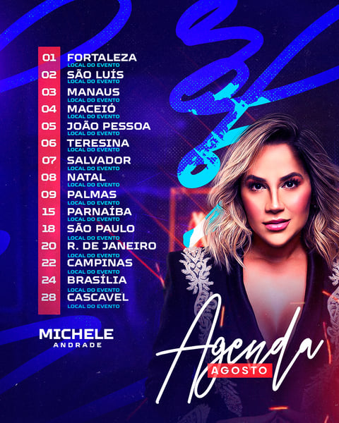 AGENDA DE SHOWS AGENDA MENSAL AGENDA SEMANAL ARTISTAS E EVENTOS