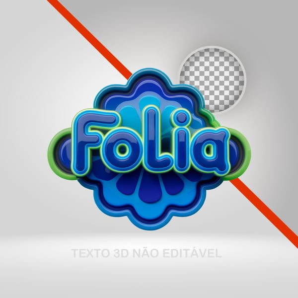 SELO 3D CARNAVAL, TEXTO 3D, LOGOTIPO PARA BLOCO, FOLIA, FLYERS 07 PNG TRANSPARENTE