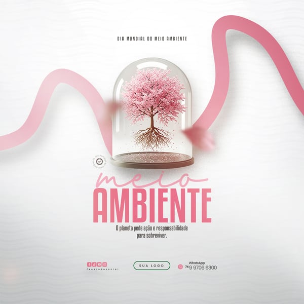 05 DE JUNHO - DIA MUNDIAL DO MEIO AMBIENTE SOCIAL MEDIA PSD EDITÁVEL