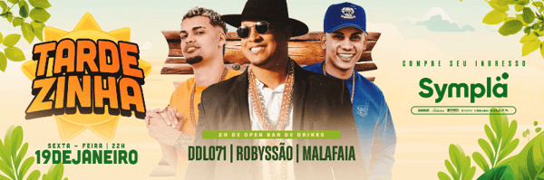 FLYER EVENTO TARDEZINHA ROBYSSÃO DDL071 MALAFAIA CARROSSEL PSD EDITÁVEL