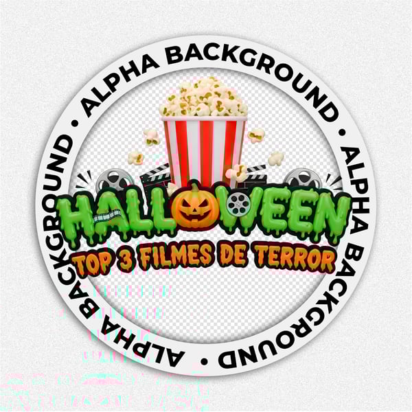 LABEL 3D HALLOWEEN COM PIPOCA 1