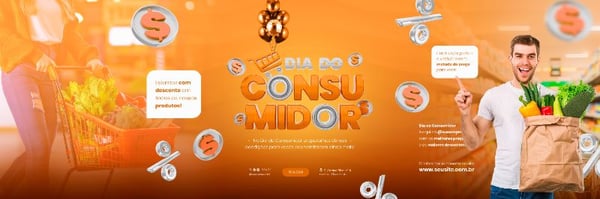 CARROSSÉL DIA DO CONSUMIDOR VAREJO OFERTA PROMOÇÃO FEED