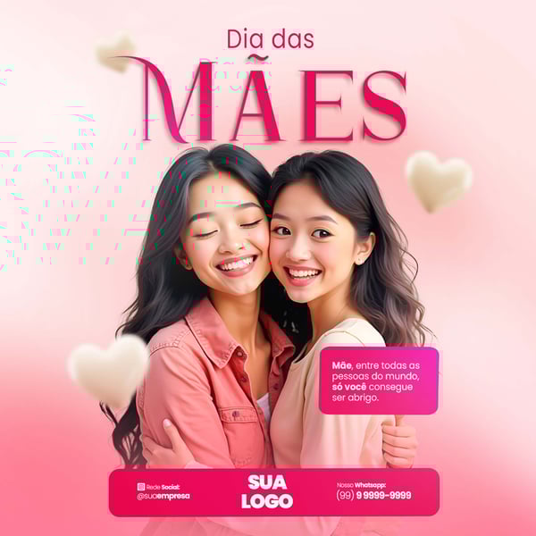 DIA DAS MÃES SOCIAL MEDIA PSD EDITÁVEL