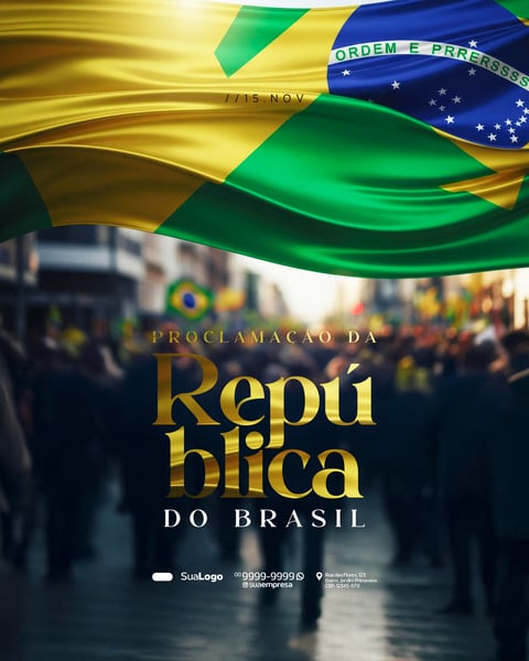 DIA DA PROCLAMAÇÃO DA REPÚBLICA DO BRASIL 15 DE NOVEMBRO SOCIAL MEDIA PSD EDITÁVEL (11)
