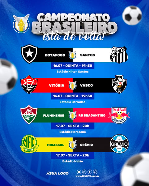 FLYER TABELA CAMPEONATO BRASILEIRO 2026 JOGOS