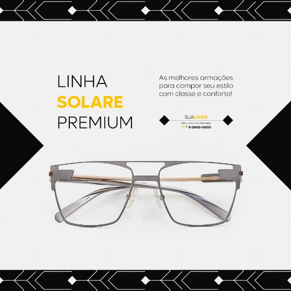 ÓTICA ÓCULOS SOCIAL MEDIA LANÇAMENTO FEED