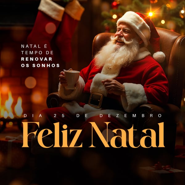 GWA NATAL DIA 25 DE DEZEMBRO FEED PSD EDITÁVEL