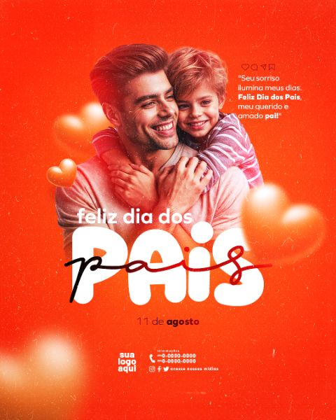 DIA DOS PAIS 11 DE AGOSTO FEED