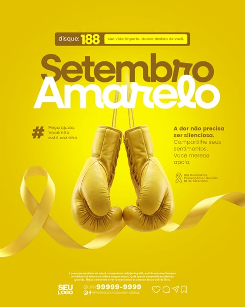 DIA MUNDIAL DE PREVENÇÃO AO SUICÍDIO 10 DE SETEMBRO SOCIAL MEDIA PSD EDITÁVEL - ARTBOARD 7