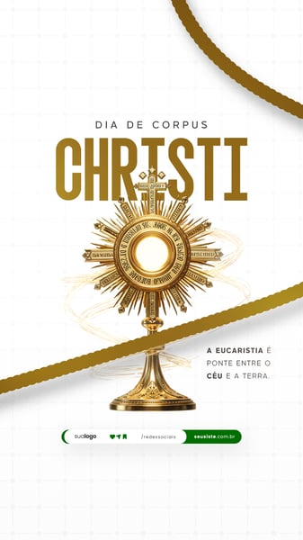 DIA DE CORPUS CHRISTI SOCIAL MEDIA PSD EDITÁVEL