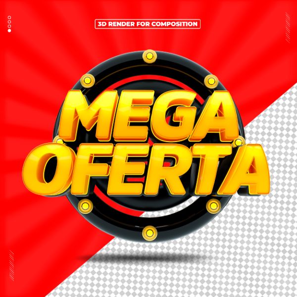 SELO 3D MEGA OFERTA