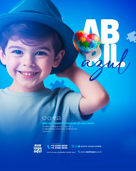 ABRIL AZUL CONSCIENTIZAÇÃO DO AUTISMO FEED