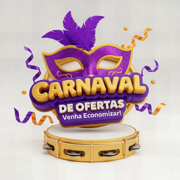 SELO 3D CARNAVAL DE OFERTAS VENHA ECONOMIZAR 04