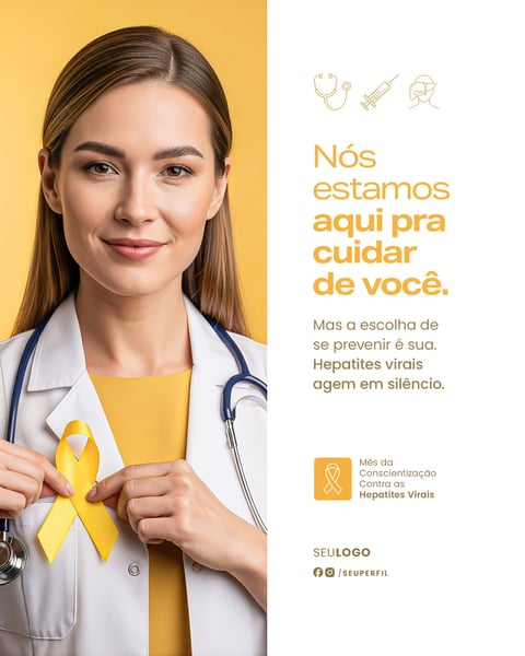 JULHO AMARELO - SOCIAL MEDIA