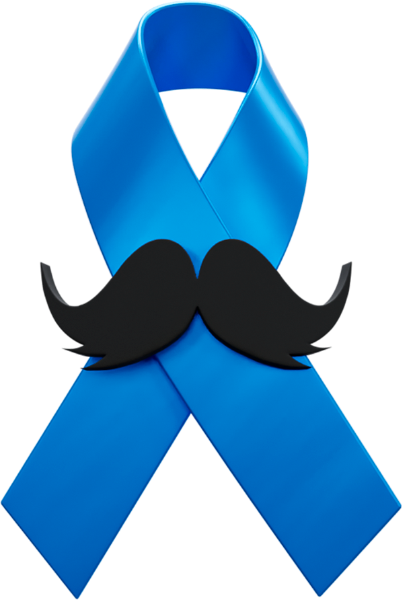 SELO 3D NOVEMBRO AZUL LAÇO COM BIGODE
