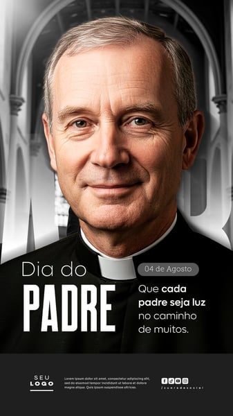 DIA DO PADRE 04 DE AGOSTO SOCIAL MEDIA PSD EDITÁVEL STORY 3