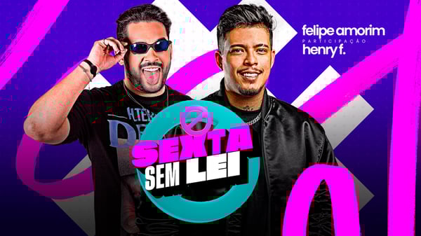 FLYER THUMB CAPA CD BANNER YOUTUBE FELIPE AMORIM E HENRY FREITAS PSD EDITÁVEL