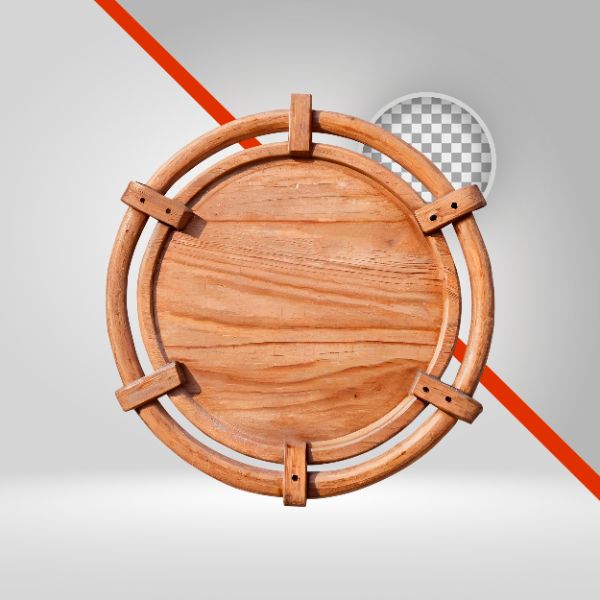 CÍRCULO DE MADEIRA 3D, PLACA PRA TEXTO, ELIPSE CLARA, FUNDO TRANSPARENTE, ELEMENTO PNG, PAGODE, SAMBA, VERÃO, SÃO JOÃO