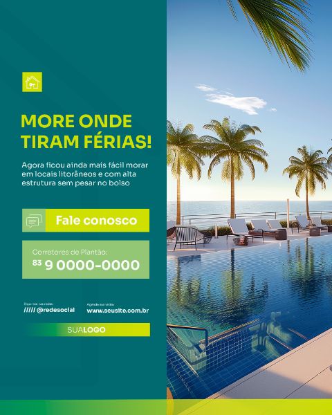 IMOBILIÁRIA IMÓVEIS CORRETOR SOCIAL MEDIA FEED VERTICAL