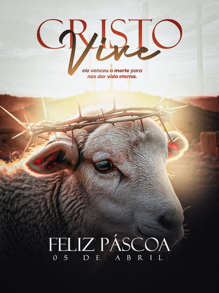 6 CRISTO VIVE FELIZ PÁSCOA