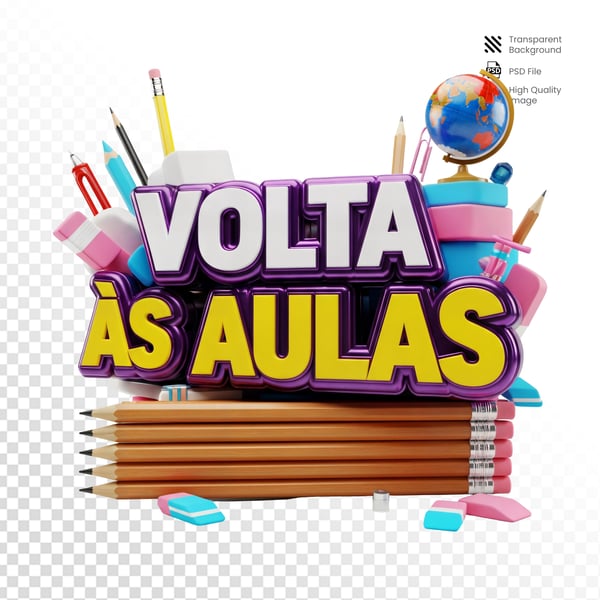 SELO 3D CAMPANHA PUBLICITARIA ESCOLAS VOLTA AULAS5