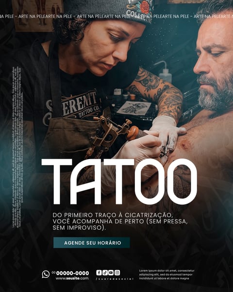 STUDIO DE TATUAGEM SOCIAL MEDIA PSD EDITÁVEL 2