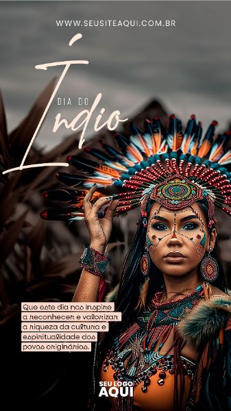STORY - DIA DO ÍNDIO | SOCIAL MEDIA | PSD EDITÁVEL