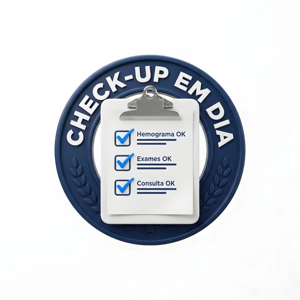 ROUTINE CHECKUP CLIPBOARD ROUND MEDICAL EMBLEM